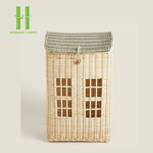 Nuevo diseño para la cesta de la casa de ratán para niños, colorida para niños, diseños OEM, bodas personalizadas de la fábrica de Vietnam - Product Image 3