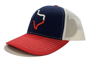 Custom 3D Texas Embroidery Trucker Hat Cotton Front Mesh Back <b>Cap</b> Structured <b>Baseball</b> Hat Casual Wear Wholesale OEM Factory - Product Image 2