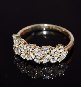 Anillo de Eternidad de Oro de 14 Quilates con Diamante Cultivado en Laboratorio de Aniva Jewels, Anillo de Compromiso y Boda Étnico con Certificado IGI - Product Image 4