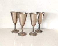 Gobelet à vin en acier fini à la main de fournisseur de l'Inde conception personnalisée gobelet à vin en acier à bas prix personnaliser Look
