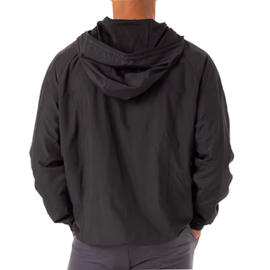 Proveedor de Ropa Deportiva de Tallas Grandes, Ropa de Fitness con Descuento por Volumen, MOQ Bajo, Chaqueta Ligera de Una Sola Capa Resistente al Viento, Anoraks Personalizadas - Product Image 3