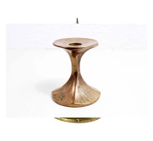 Porte-bougie en aluminium élégant d'inspiration vintage, finition ornée, fait main, écologique, durable, décoration d'intérieur classique, romantique - Product Image 1