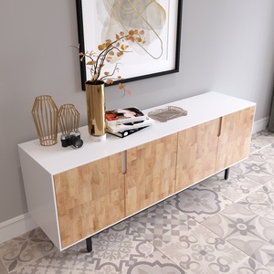KTB68060 Moderno y Lujoso Mueble Extensible de Madera de Caucho de 180x42x63cm para Bar en Casa, Mueble de Interior - Product Image 5
