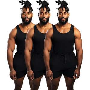 Men sports <b>vest</b> sleeveless gym workout tank top breathable quick dry fitness activewear for running and training - Product Image 1