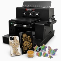 Impresora UV con Brillo A3 330x500mm, Máquina de Impresión Plana con Polvo para Carcasas de Teléfono, Acrílico, Pegatinas, Tazas RB-3250
