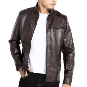 Chaquetas de Cuero para Hombre, Chaquetas de Motociclista Góticas de Piel Sintética para Mujer, Abrigos con Capucha y Cremallera, Chaquetas de Cuero para Hombre - Product Image 1