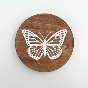 Sous-verre en bois de forme ronde de vente chaude de tendance d'industrie moderne pour l'usage de bureau d'hôtel à la maison - Product Image 4