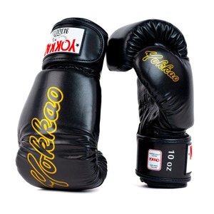Gants de boxe en cire d'entraînement sportif colorés de haute qualité de 10oz - Product Image 5