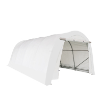 Abri d'entrepôt robuste 12x20FT, structure en acier, imperméable, résistant au vent, tente de stockage en PVC, tissu PE