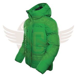 Veste coupe-vent d'hiver OEM pour hommes capuche amovible fermeture à glissière réglable super confortable et imperméable - Product Image 4
