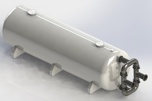 <span class=keywords><strong>Filtre</strong></span> horizontal AKTIFPAK MMF en acier au carbone avec <span class=keywords><strong>sable</strong></span> de quartz raffiné (sous pression) Débit de 250 m³/<span class=keywords><strong>h</strong></span> Certifié ISO9001 Garantie 2 ans - Product Image 3