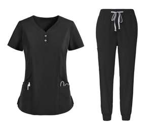 ชุดยูนิฟอร์มพยาบาลแบบสั่งตัดได้ ไซส์ใหญ่พิเศษ ผ้าทอ สำหรับบุรุษและสตรี พร้อมระบบตรวจจับเข็ม สำหรับพยาบาลทางการแพทย์ - Product Image 3