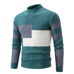 Pull d'hiver en cachemire 100% tricoté sur mesure pour homme, respirant, confortable, épaisseur en polaire, taille personnalisée - Product Image 1