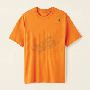 เสื้อยืดแขนสั้นผ้าฝ้าย100% ทรงหลวมสำหรับผู้ชายผ้าแห้งเร็วสวมใส่สบายมาใหม่ - Product Image 1