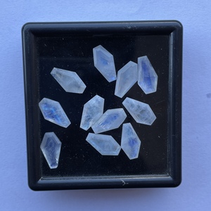 12mm 16mm 20mm naturel arc-en-ciel pierre de lune cercueil forme Unique personnalisé coupe pierres précieuses en vrac fantaisie coupe pierre feu calibré en vrac - Product Image 2