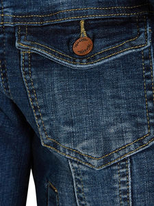 Chaqueta Corta de Mezclilla Azul para Mujer, Chaqueta Corta de Mezclilla con Forro de Lana, Botones de Algodón, Suministro al por Mayor de Invierno, Chaqueta para Mujer - Product Image 4