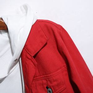 Chaqueta vaquera negra de alta calidad, abrigo holgado con múltiples bolsillos, Chaquetas vaqueras lavadas sólidas para hombres, Chaquetas vaqueras informales de tendencia para hombres - Product Image 4