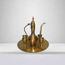 Dallah Flask <b>Arabic</b> Brass Coffee Pot Dallah - Product Image 6