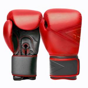 ถุงมือมวย MMA 10ออนซ์12ออนซ์ล่าสุดหนังแท้ระบายอากาศได้ดีน้ำหนักเบาระบายอากาศได้ดี - Product Image 2