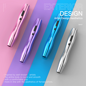 Machine à tatouer sans fil Mast P20, stylo rotatif léger avec écran numérique et cadre fin pour artistes (2 batteries) - Product Image 2