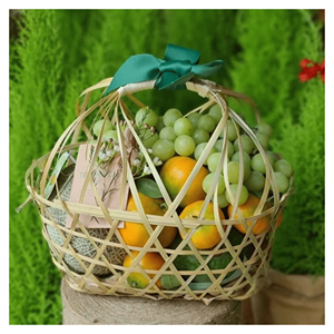 Cesta de Regalo de Bambú, Cesta de Bambú Tejida a Mano para Empaque de Regalos Premium y Exhibición en Boutiques, Origen Vietnam - Product Image 6