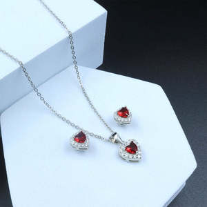 Juego de Joyería de Plata Estilo Religioso Zarkan para Aniversario, Chapado en Rodio con Patrón Numérico, Regalo para Enamorados - Product Image 4