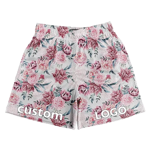 2025 Custom <b>Men's</b> Mid-Waist Gym <b>Shorts</b> High Quality Sublimated <b>Knee</b>-<b>Length</b> Mesh <b>Shorts</b> Front Logo Casual Solid Plain Dyed - Product Image 1