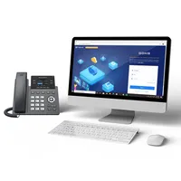 Téléphone IP Grandstream GRP2612, 4 lignes, écran LCD couleur, audio HD, téléphone de bureau VoIP de qualité professionnelle