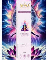 Bâtons d'encens naturels faits à la main, 7 chakras, encens traditionnel à base de plantes, Agarbatti, décoration d'intérieur, Pooja, désodorisant spirituel pour la pièce