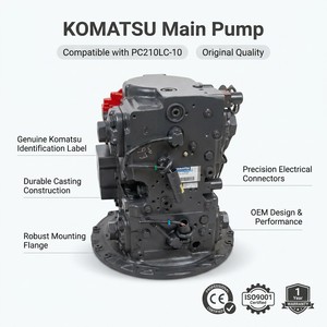 ปั๊มไฮดรอลิกหลัก KOMATSU PC210LC-10 PC210LC-10MO รุ่น 708-2G-00320 ของแท้ เหมาะสำหรับรถขุด 21 ตัน - Product Image 1