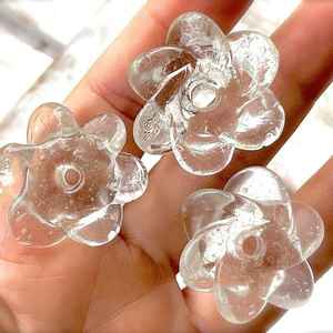 Cuentas de Vidrio Antiguas de 1 Kg - Cuentas para Macramé - Cuentas con Orificio Grande, Patrones Redondos, Cuentas Sueltas para Hacer Joyería - Product Image 3