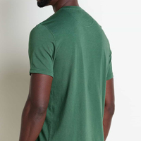 Kaos Henley Lengan Pendek O-Neck Pria SPRINT SPORTS Ukuran Besar Bahan Katun Tebal Jersey Polos Bermotif Cetak Longgar