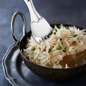 ชุดเครื่องครัวสแตนเลส4ชิ้นสำหรับทำอาหารและเสิร์ฟทัพพีตะหลิวช้อนข้าว - Product Image 6