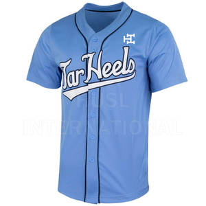 Vente en gros Maillot de baseball vierge personnalisé Maillot de softball réversible à col en V avec votre propre logo - Product Image 4