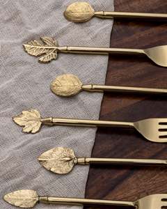 Tenedor de cena con mango de diseño de plomo de Metal de Venta caliente a precio a granel con personalización de logotipo - Product Image 2