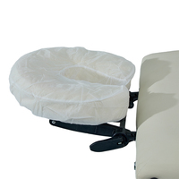100 couvre-repose-tête jetables en papier non tissé Airlaid pour tables et chaises de spa et de beauté
