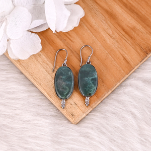 Blood Agate Gemstone Earrings <b>Indian</b> Designer Gemstone Brass Fashion Earring Supplier Jewelry Vintage Collection Fashion Jewelry - Product Image 2