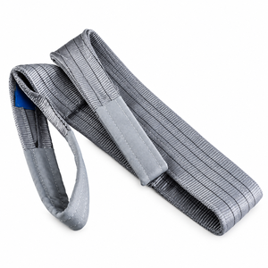 Sling de levage plat en polyester industriel 4 tonnes avec boucles renforcées – Fabrication OEM & ODM par une usine expérimentée - Product Image 6