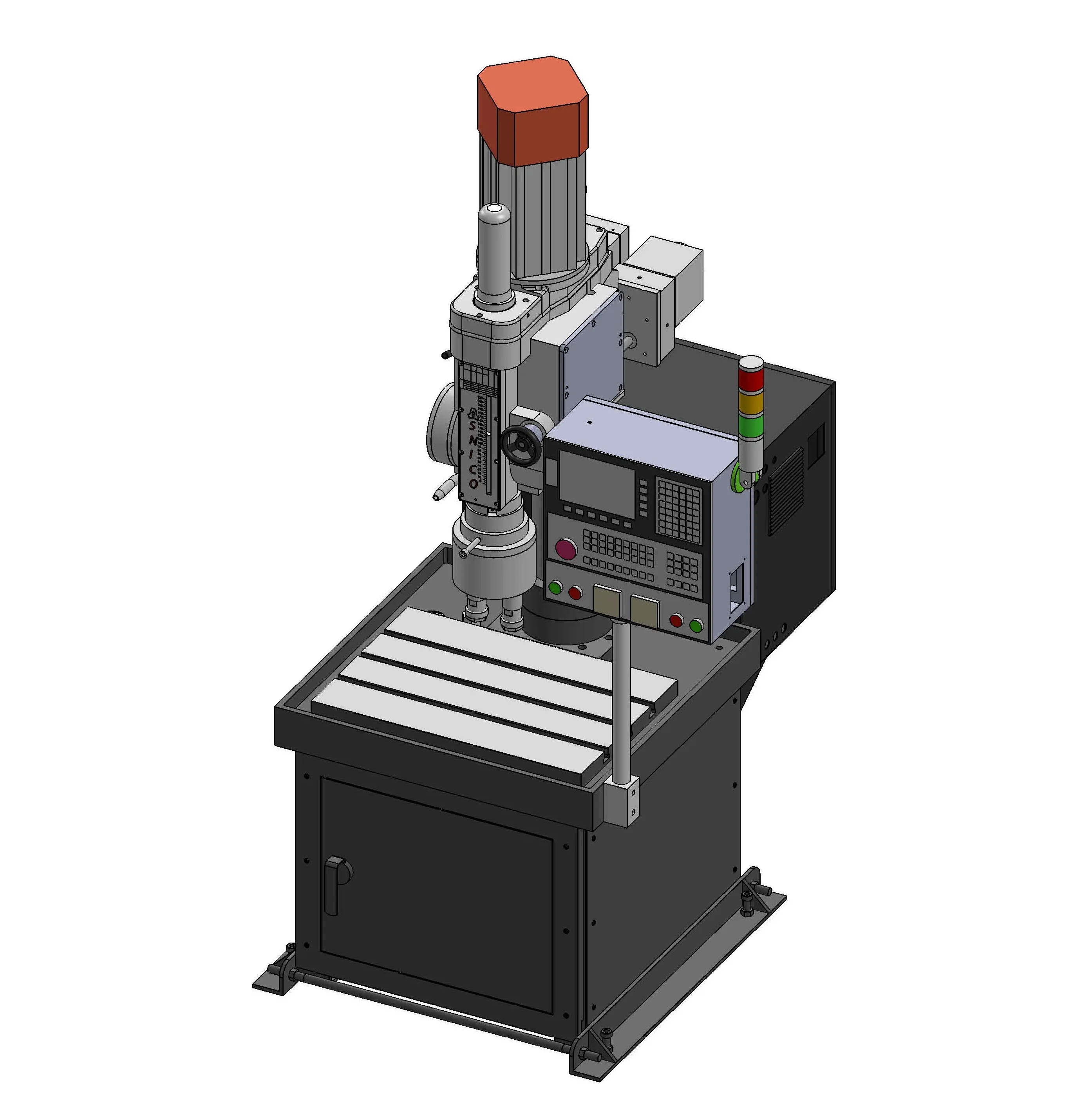 ماكينة الحفر CNC تثبيت الطاولة الداخلية لمبرد التلقائي MT4 متعدد المغزل A(بدون دليل) وحدة تحكم GSM رمز 568