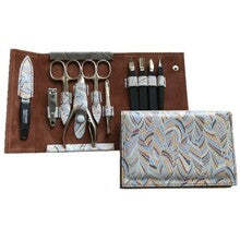 Dukas PL 252BO Set Manicure da 10 pezzi per Nail Art e trattamento per la cura personale scatola di applicazione per unghie