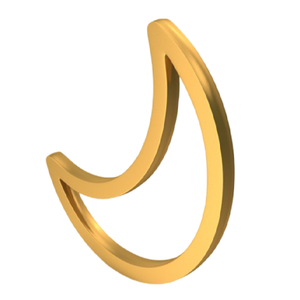 Decoración de Luna de Latón Duradero para Mesa, Decoración del Hogar de Alta Calidad con Acabado Pulido, Fácil Instalación - Product Image 4