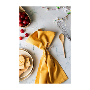 Serviettes de table en coton de couleur pure de qualité véritable Vente énorme Serviettes de table de restaurant de mariage Accessoires de table de dîner - Product Image 1