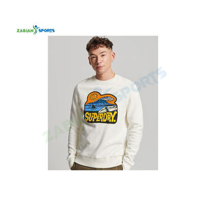 Vente en gros 100% coton pull-over à col rond pour hommes Premium Designer Style doux polaire brodé imprimé solide automne ODM - Product Image 3