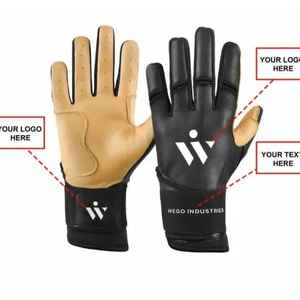 Guantes de bateo deportivos de cuero resistente de alta calidad Guantes de cuero sintético - Product Image 5