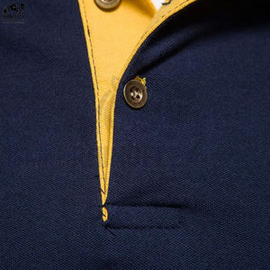 Camiseta Polo Lisa de Alta Calidad al por Mayor, Personalizable con Logotipo, para Hombre, de Algodón, Tallas Grandes, Nuevo Estilo, Moda de Verano - Product Image 3