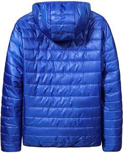 New Arrival Men's Warn Winter Shiny Quilted <b>Puffer</b> <b>Jacket</b> Windbreaker Padded Thick Hooded Bubble Fashion <b>Jackets</b> - Product Image 4