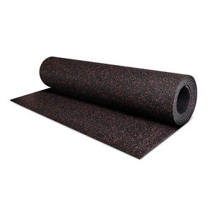 ม้วนยางกันลื่นที่ทันสมัย90% ในร่มและกลางแจ้ง SBR 10% ฉนวนกันเสียง EPDM ปลอดสารพิษพื้นที่ยิมอะคูสติก9มม. ดูดซับแรงกระแทก - Product Image 2