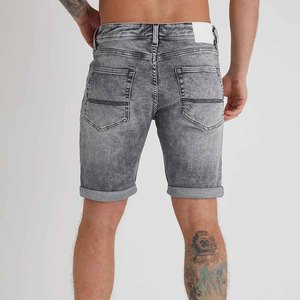 Shorts Bermuda en toile pour homme, taille mi-haute, style décontracté, fermeture à cordon, tissu en coton, séchage rapide, écologique, respirant - Product Image 5