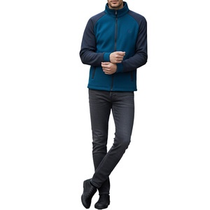 Gilet matelassé tendance vintage pour homme, coupe confortable, écologique, respirant, séchage rapide, col roulé, manches raglan - Product Image 5