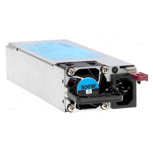 754377-001 ALIMENTATION HP 500W PLATINUM POUR DL360 DL380 G9 Reconditionné - Product Image 1